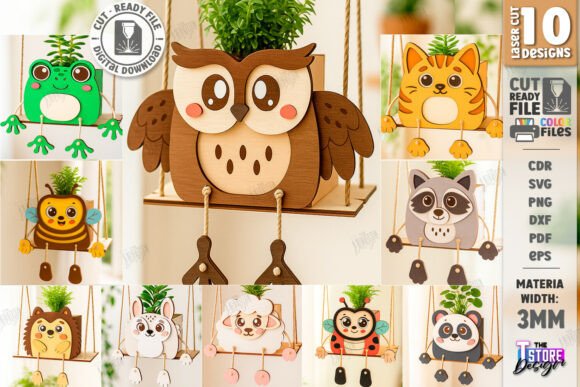 Create Charming Wooden Planters with a Laser Cut Bundle
